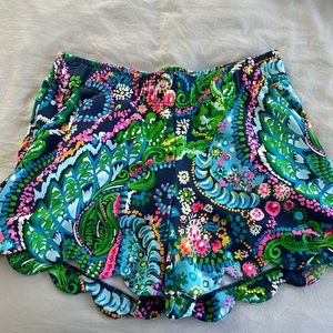 Lily Pulitzer Scalloped Shorts